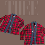 THEE PLAID KIMONO