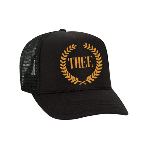 THEE ROYAL EMBROIDERED TRUCKER HAT