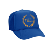 THEE ROYAL EMBROIDERED TRUCKER HAT